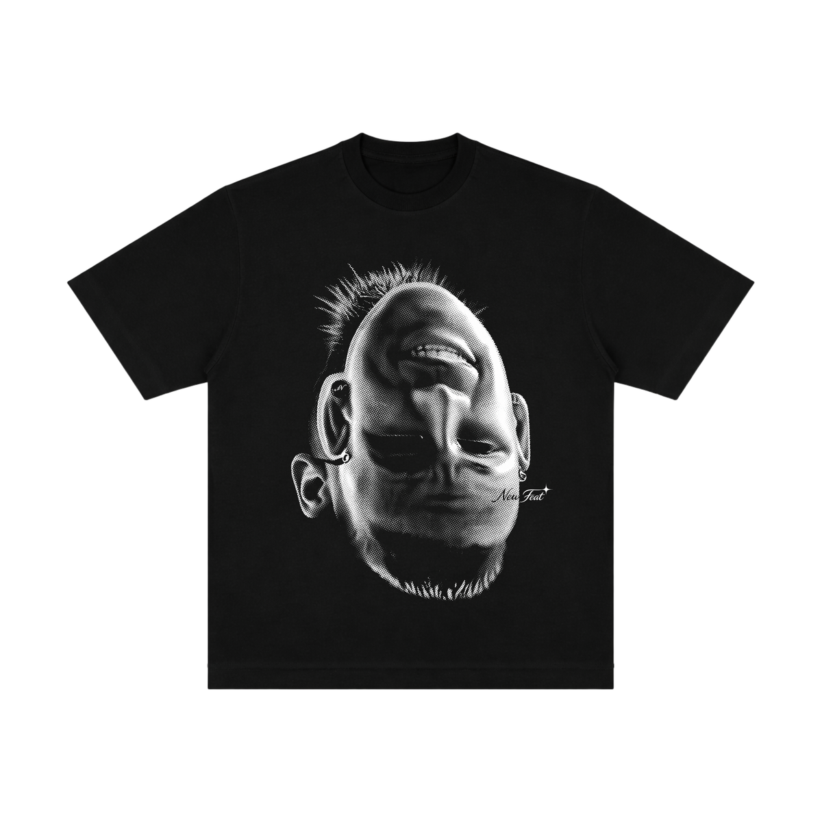 Camiseta "Neymar Mascara" - Oversized Preta