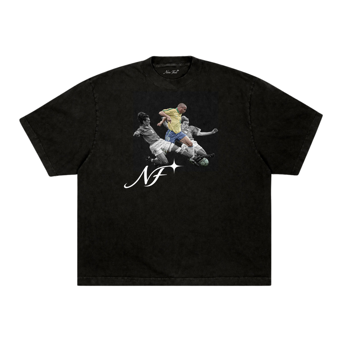 Camiseta Ronaldo Solo - Boxy Preta