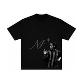 Camiseta "Ronaldinho NF" - Oversized Preta