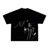 Camiseta "Ronaldinho NF" - Boxy Preta