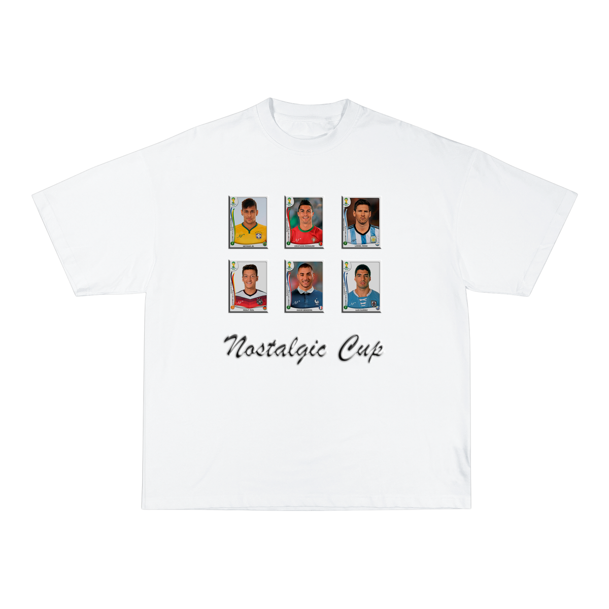 Camiseta "Nostalgic Cup 2014" - Boxy Branca