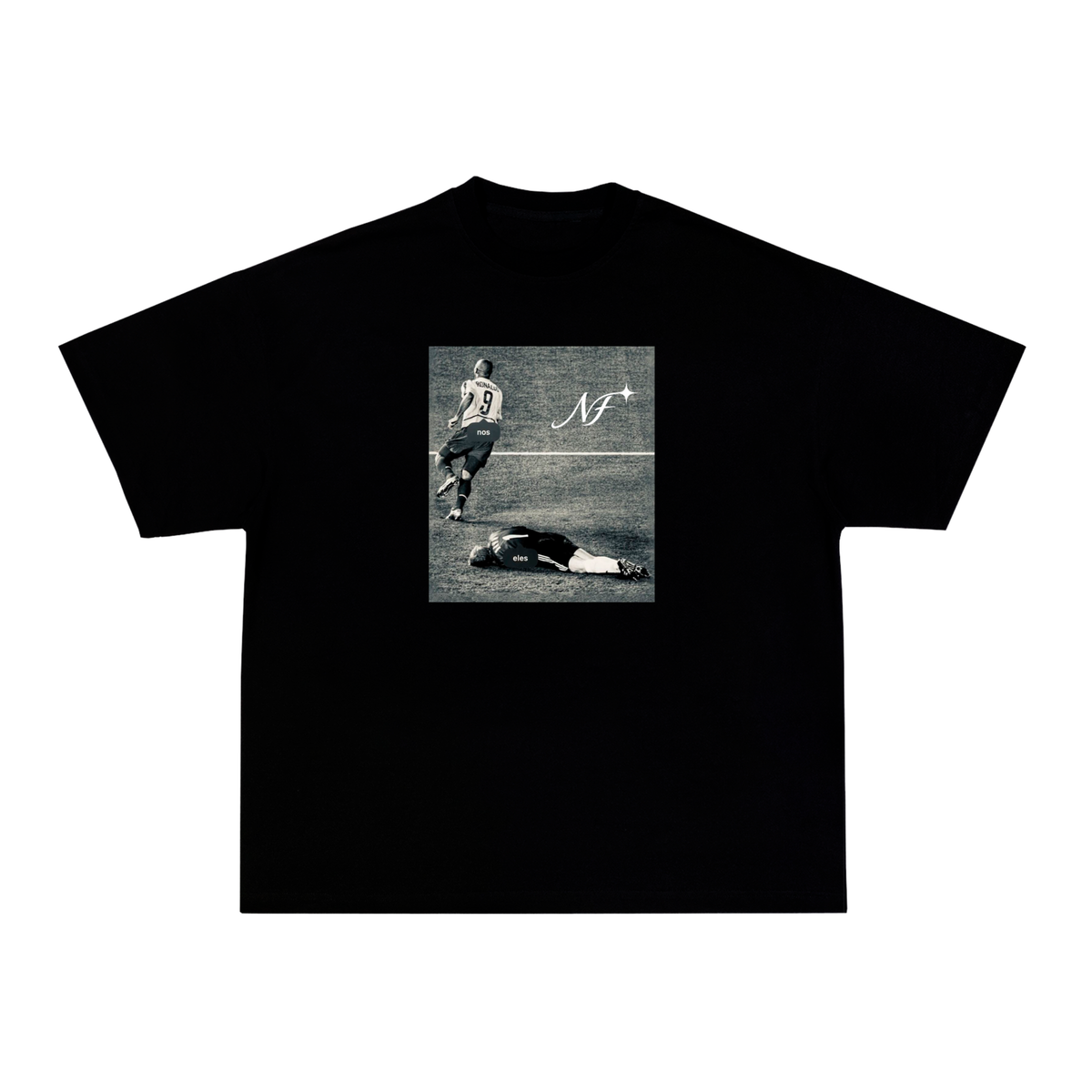 Camiseta "Nós Eles" - Boxy Preta