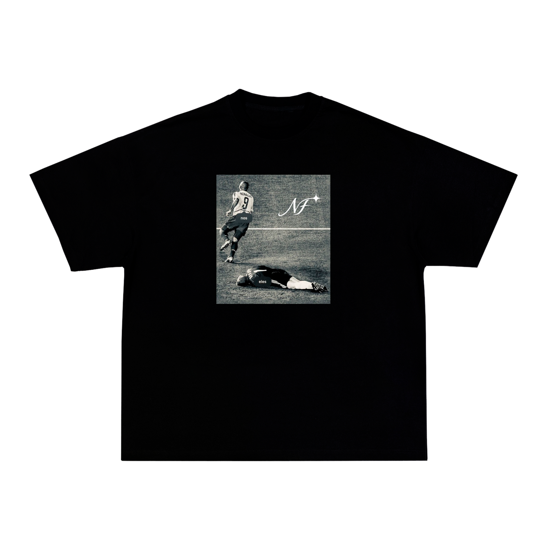 Camiseta "Nós Eles" - Boxy Preta
