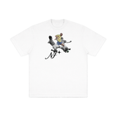 Camiseta "Ronaldo Solo" - Oversized Branca
