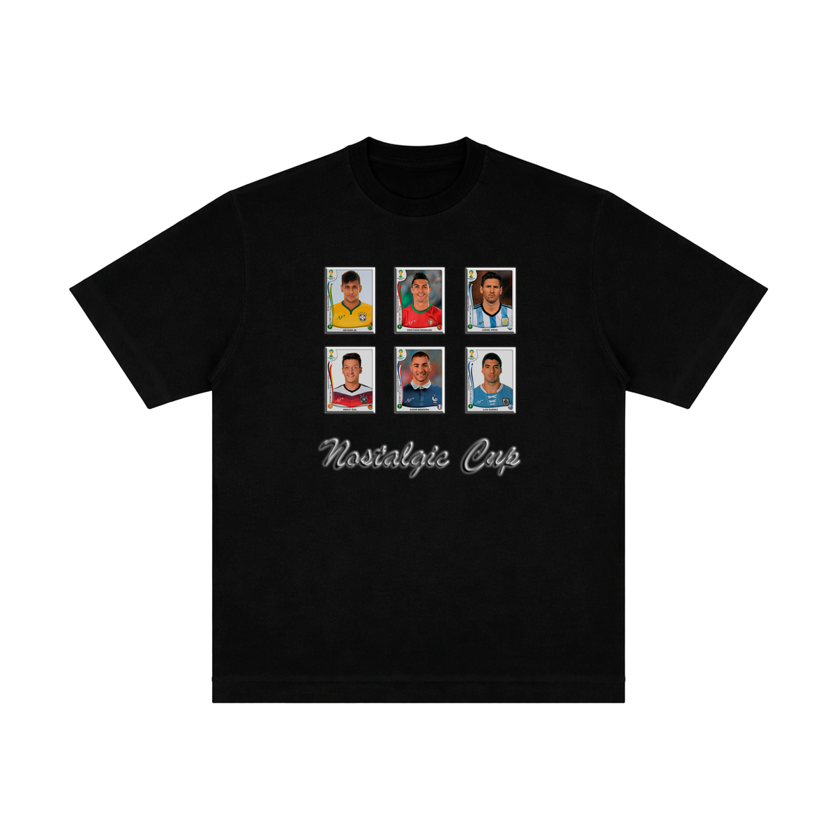 Camiseta "Nostalgic Cup 2014" - Oversized Preta