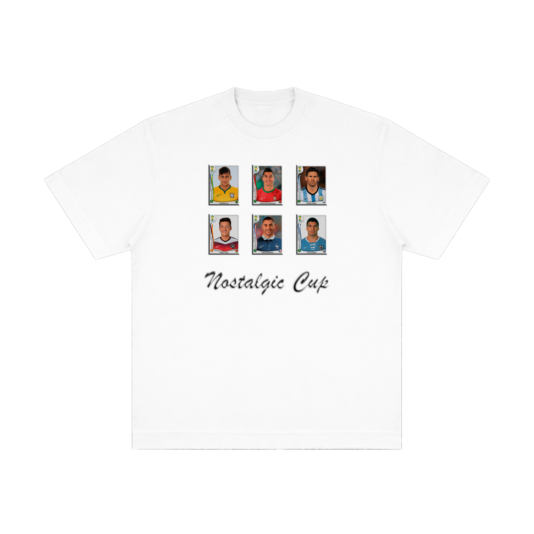 Camiseta "Nostalgic Cup 2014" - Oversized Branca