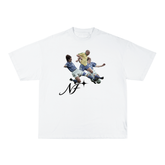 Camiseta "Ronaldo Solo" - Boxy Branca