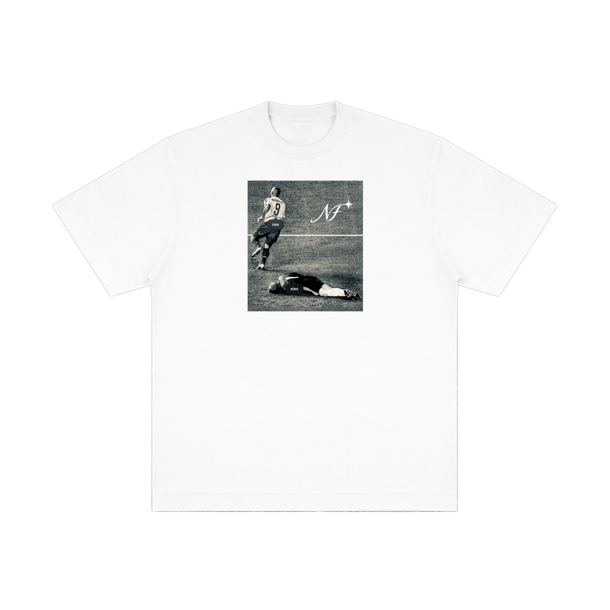Camiseta "Nós Eles" - Oversized Branca