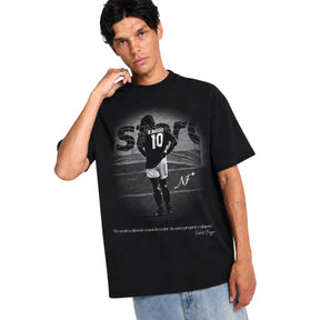 Camiseta Baggio Colapso - Oversized Preta