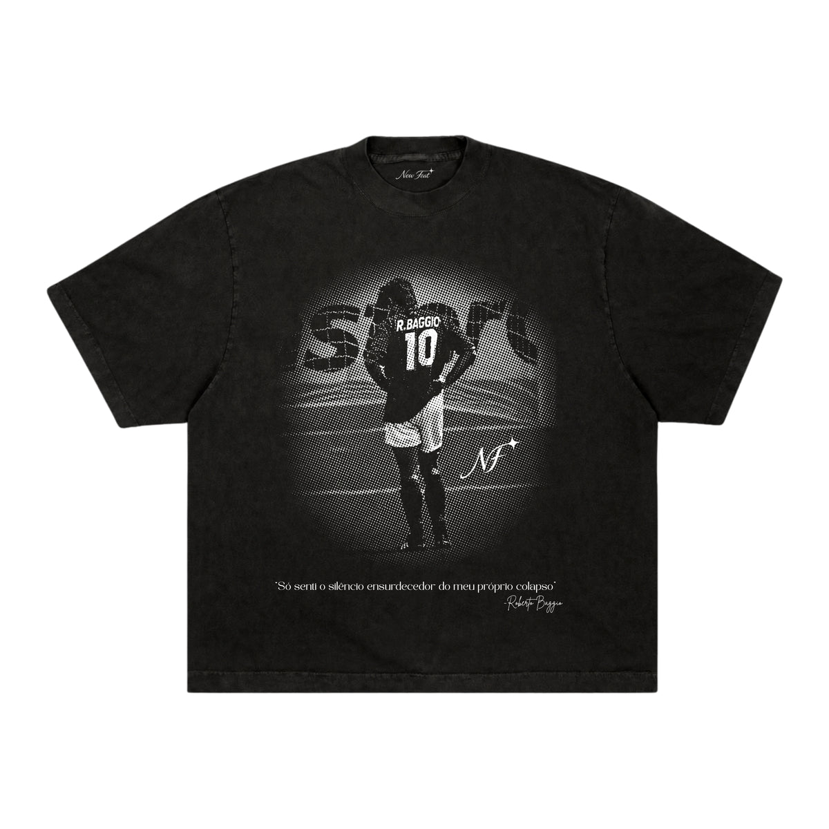 Camiseta Baggio Colapso - Boxy Preta