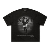 Camiseta Baggio Colapso - Boxy Preta