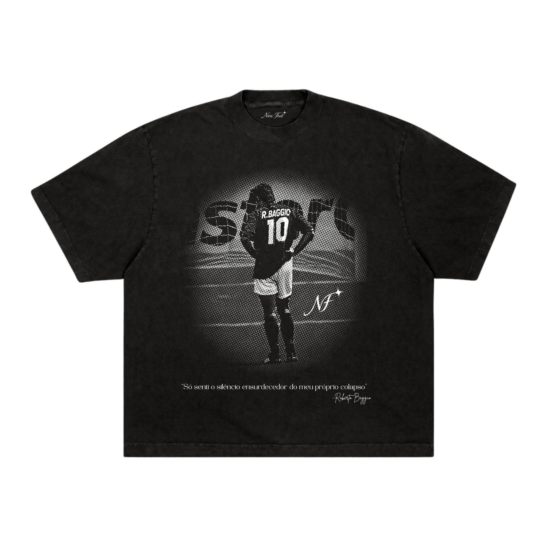 Camiseta Baggio Colapso - Boxy Preta