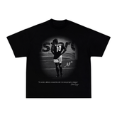 Camiseta "Baggio Colapso" - Boxy Preta