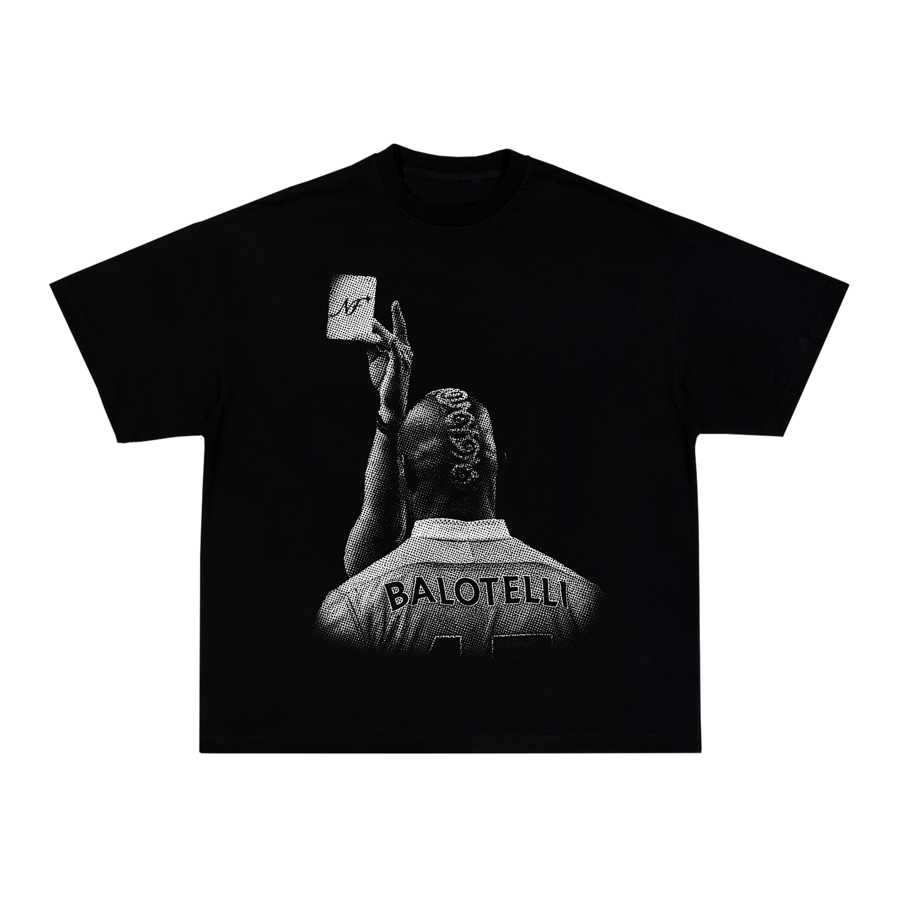 Camiseta "Balotelli NF" - Boxy Preta
