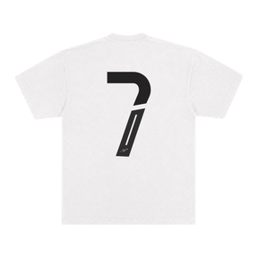 Camiseta Cr7 Past And Present - Oversized Branca