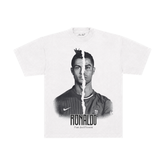 Camiseta Cr7 Past And Present - Oversized Branca