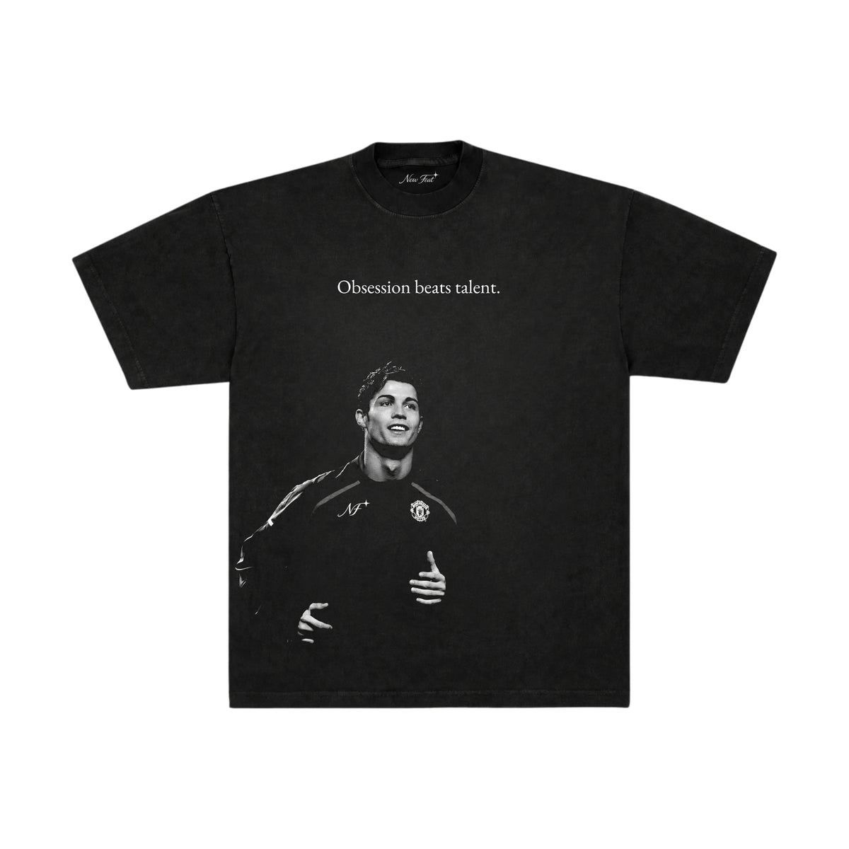 Camiseta Cr7 Obsession - Oversized Preta