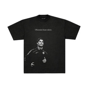 Camiseta Cr7 Obsession - Oversized Preta