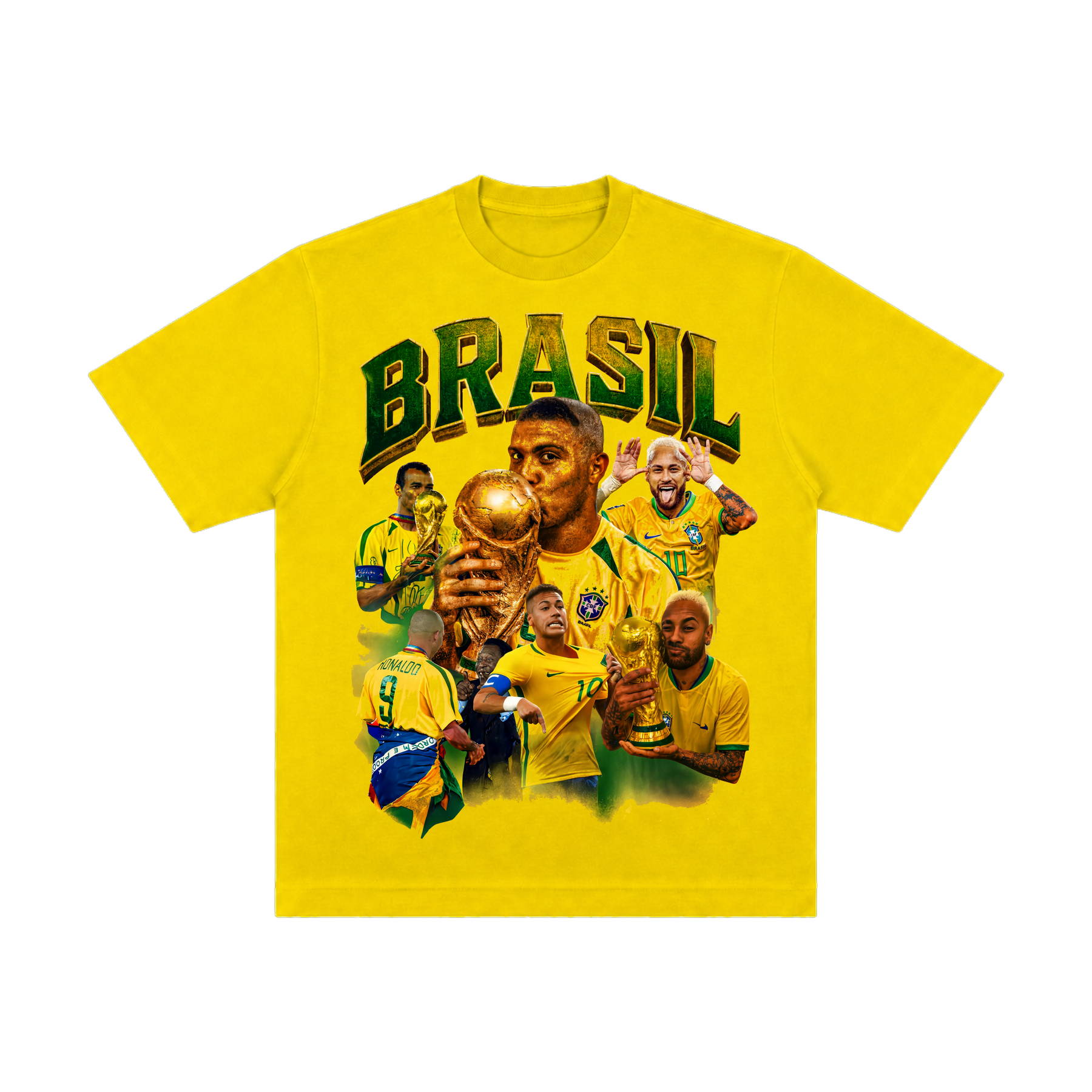 Camiseta Brasil Copa - Oversized Amarela