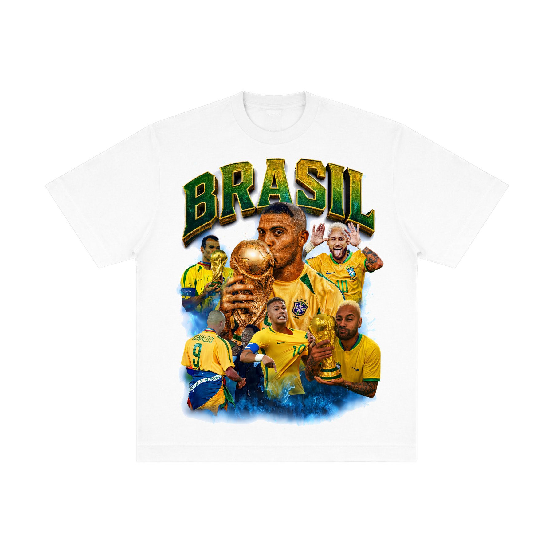Camiseta Brasil Copa - Oversized Branca