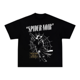Camiseta Spider-Noir 1.0 - Boxy Preta