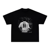 Camiseta "Figo Traidor" - Boxy Preta
