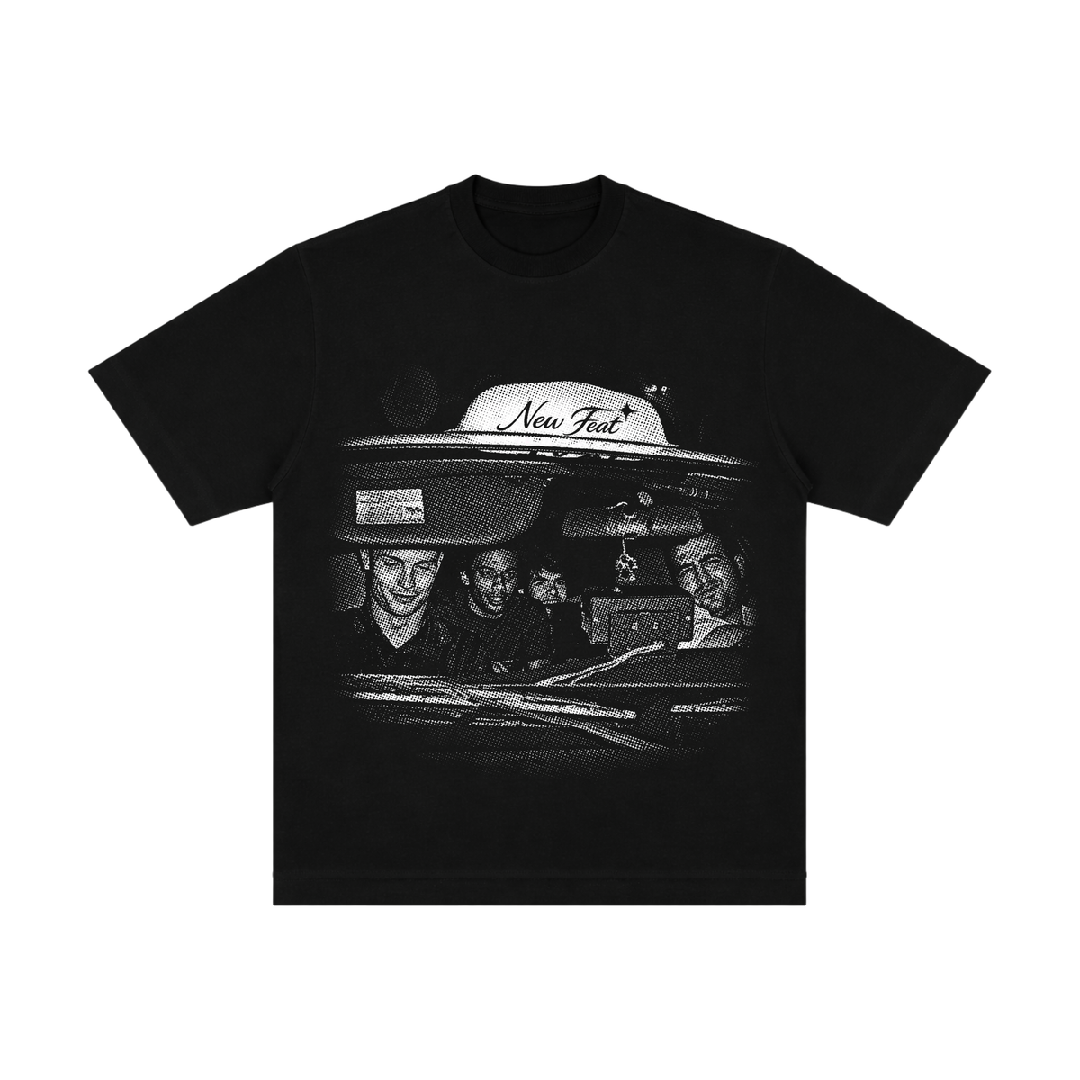 Camiseta "Galácticos Taxi" - Oversized Preta