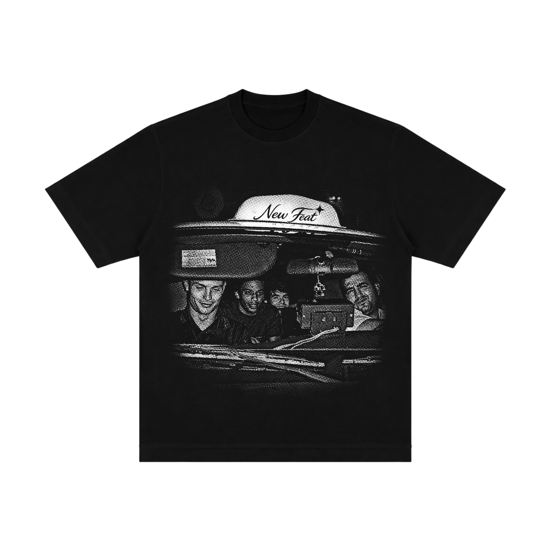 Camiseta "Galácticos Taxi" - Oversized Preta