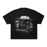 Camiseta Galácticos Taxi - Boxy Preta