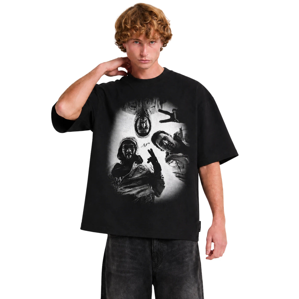 Camiseta MSN Style - Oversized Preta