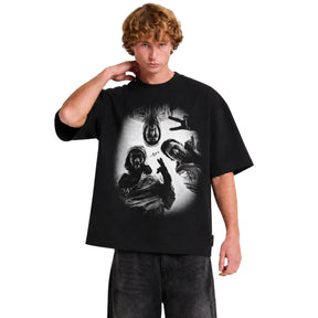 Camiseta MSN Style - Oversized Preta