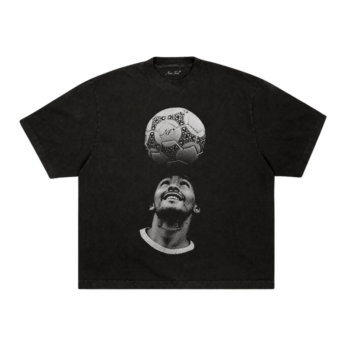 Camiseta Maradona Bola - Boxy Preta