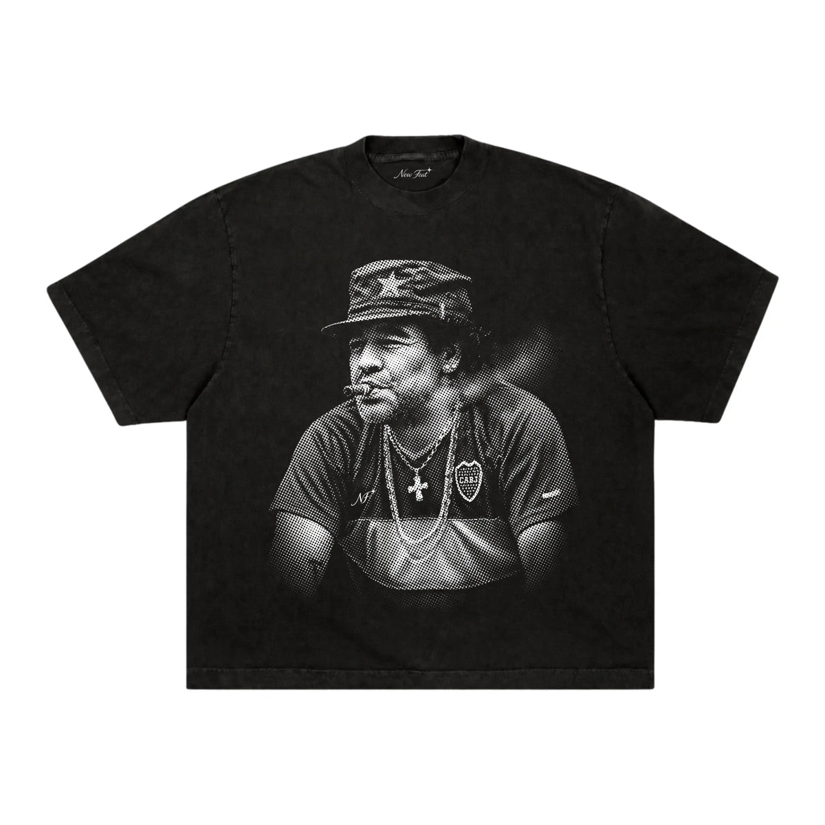 Camiseta Maradona Style - Boxy Preta