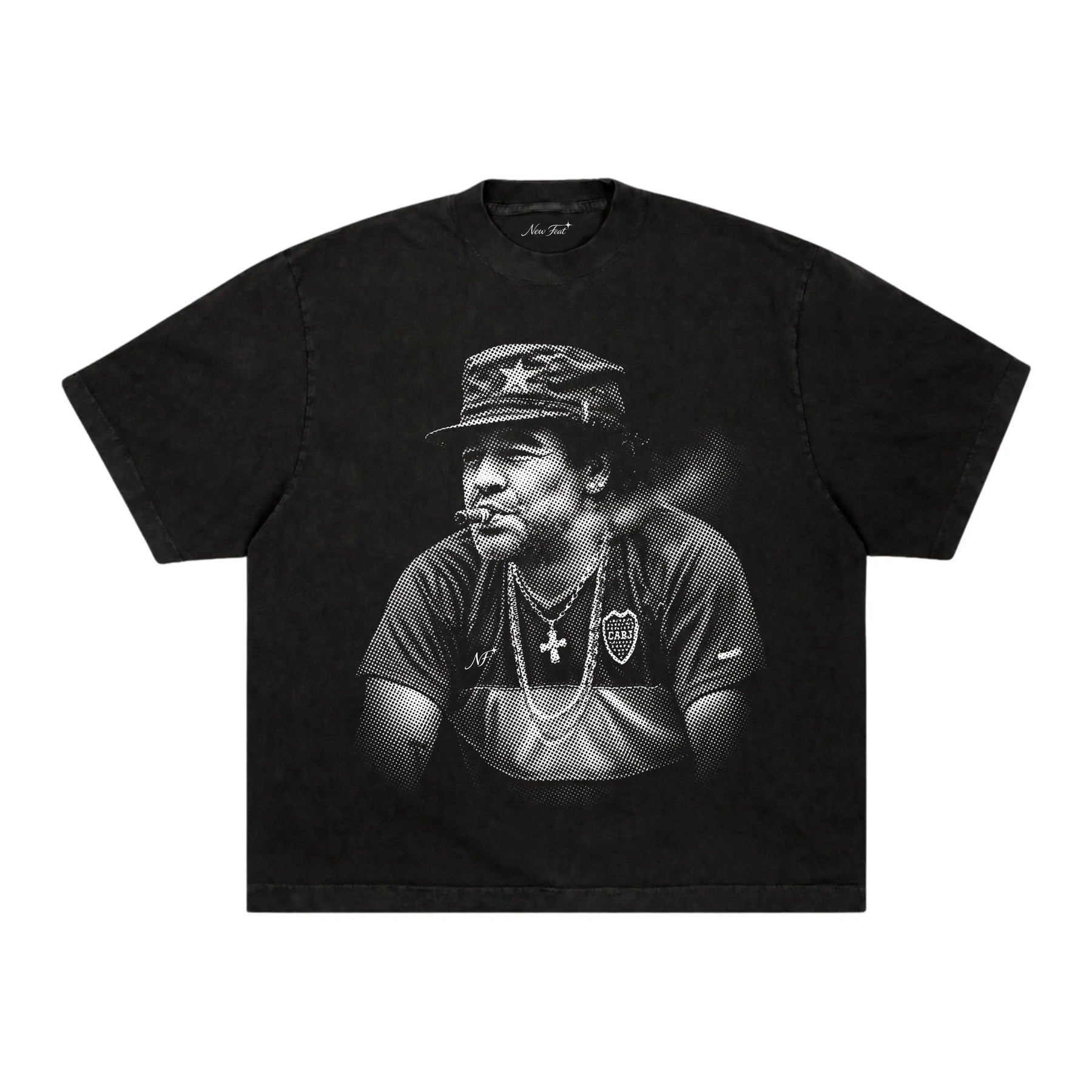 Camiseta Maradona Style - Boxy Preta