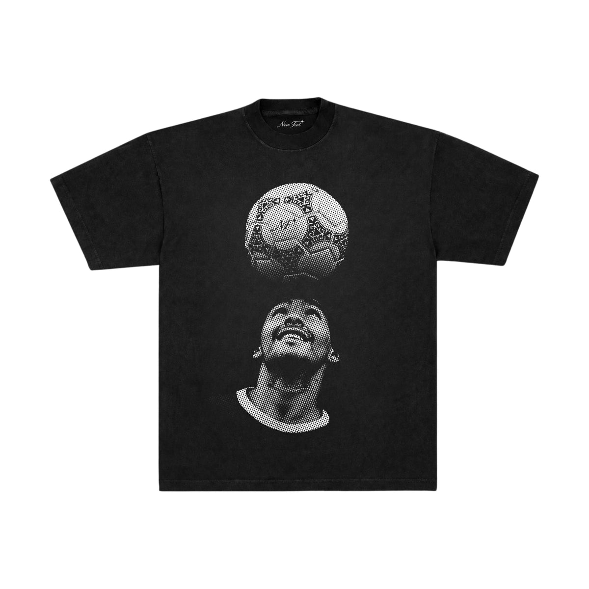 Camiseta Maradona Bola - Oversized Preta