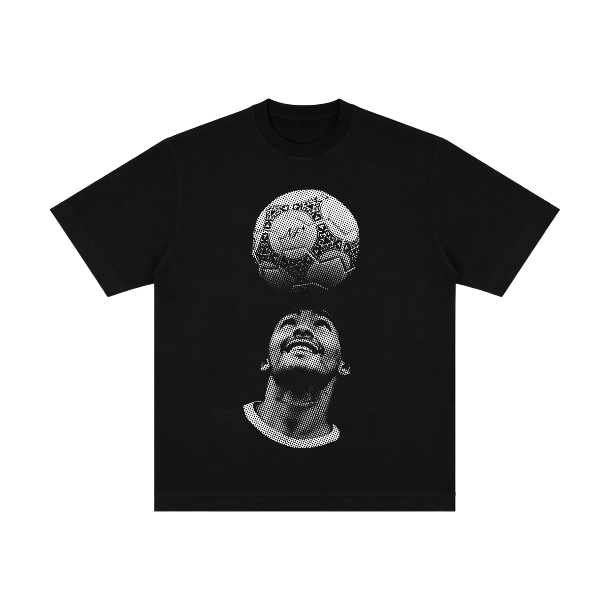 Camiseta "Maradona Bola" - Oversized Preta