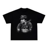 Camiseta "Maradona Style" - Boxy Preta