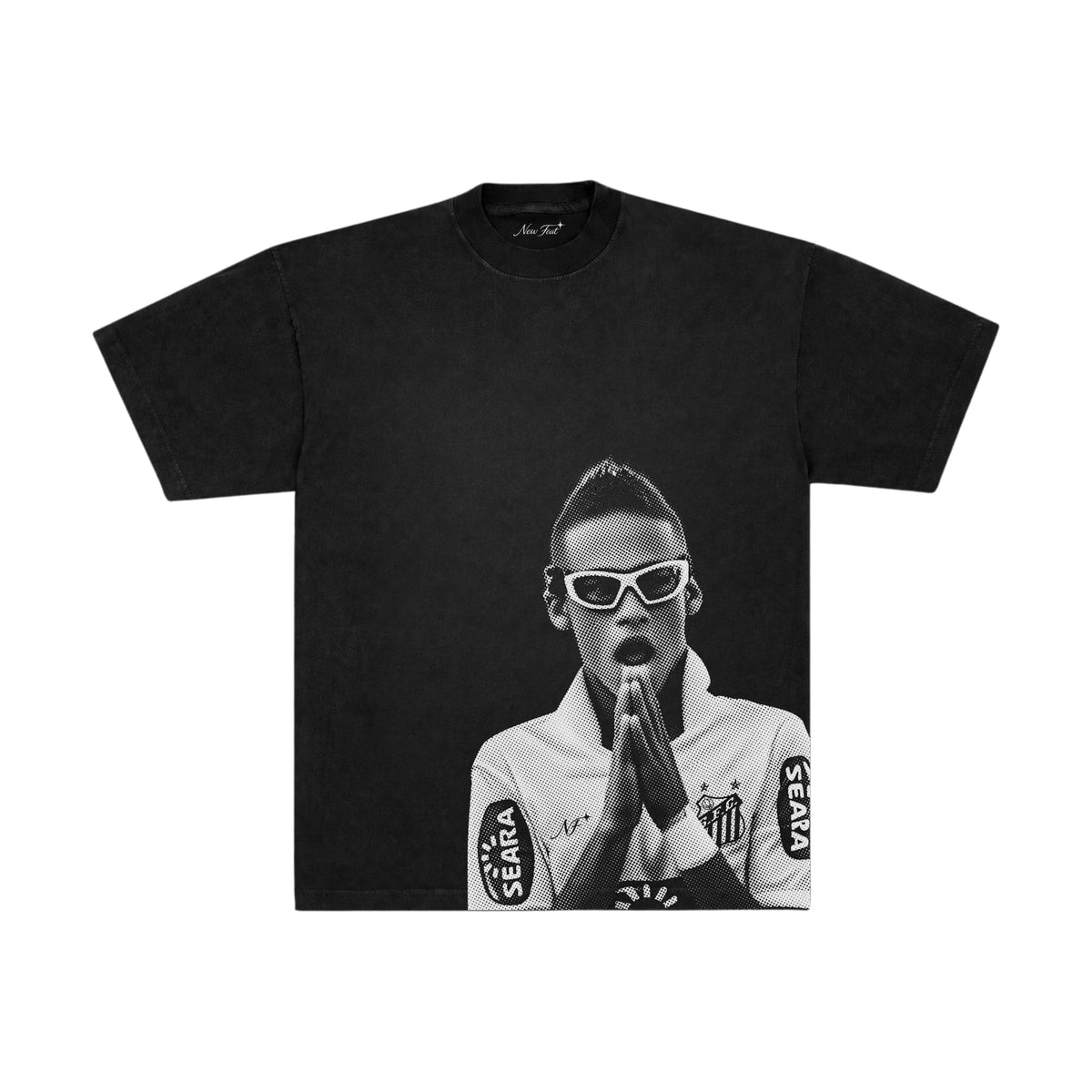 Camiseta Menino Ney 1.0 - Oversized Preta