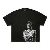Camiseta Menino Ney 2.0 - Boxy Preta