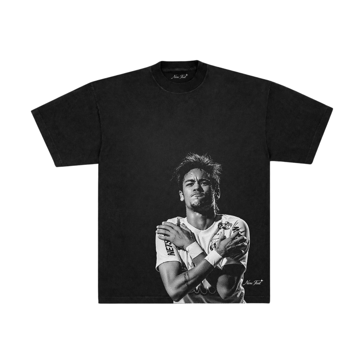 Camiseta Menino Ney 2.0 - Oversized Preta