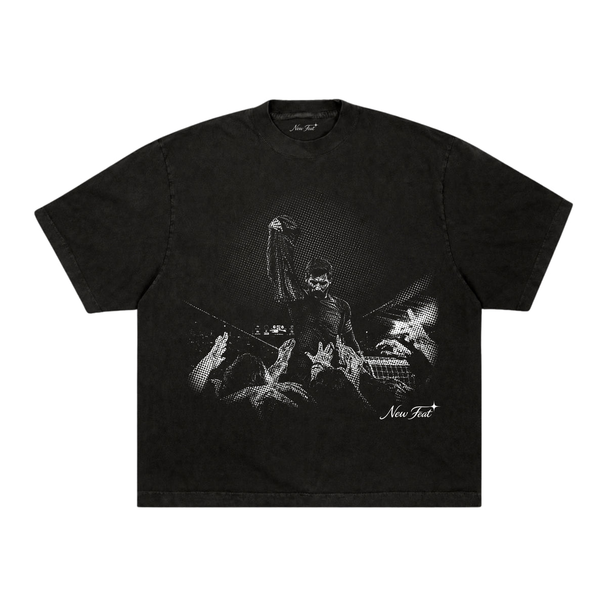 Camiseta Messi Redenção - Boxy Preta