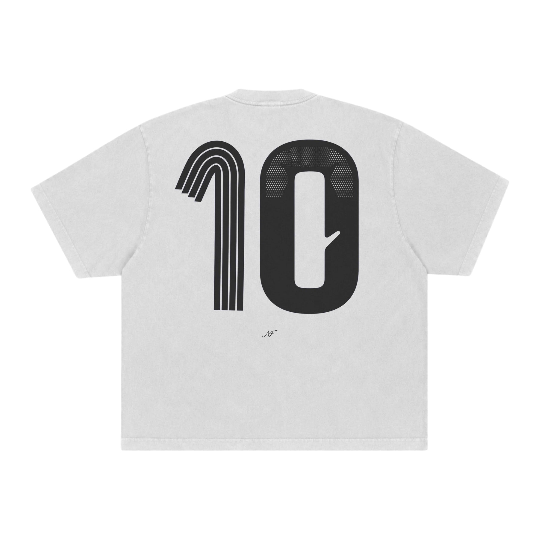 Camiseta Messi Past and Present - Boxy Branca