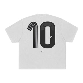 Camiseta Messi Past and Present - Boxy Branca