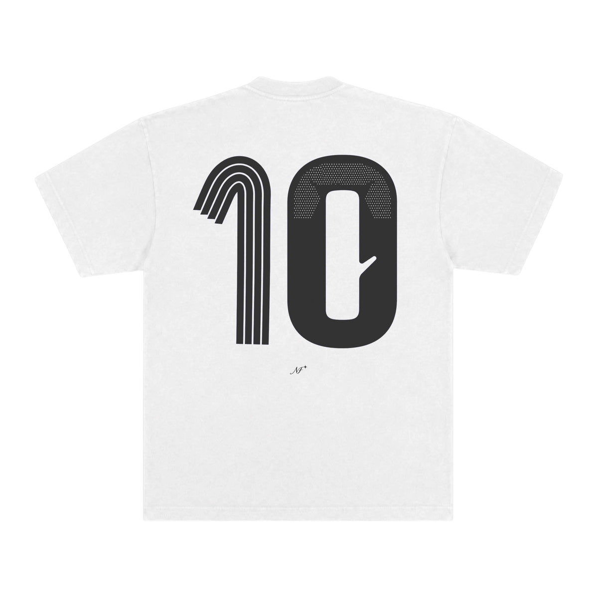 Camiseta Messi Past and Present - Oversized Branca
