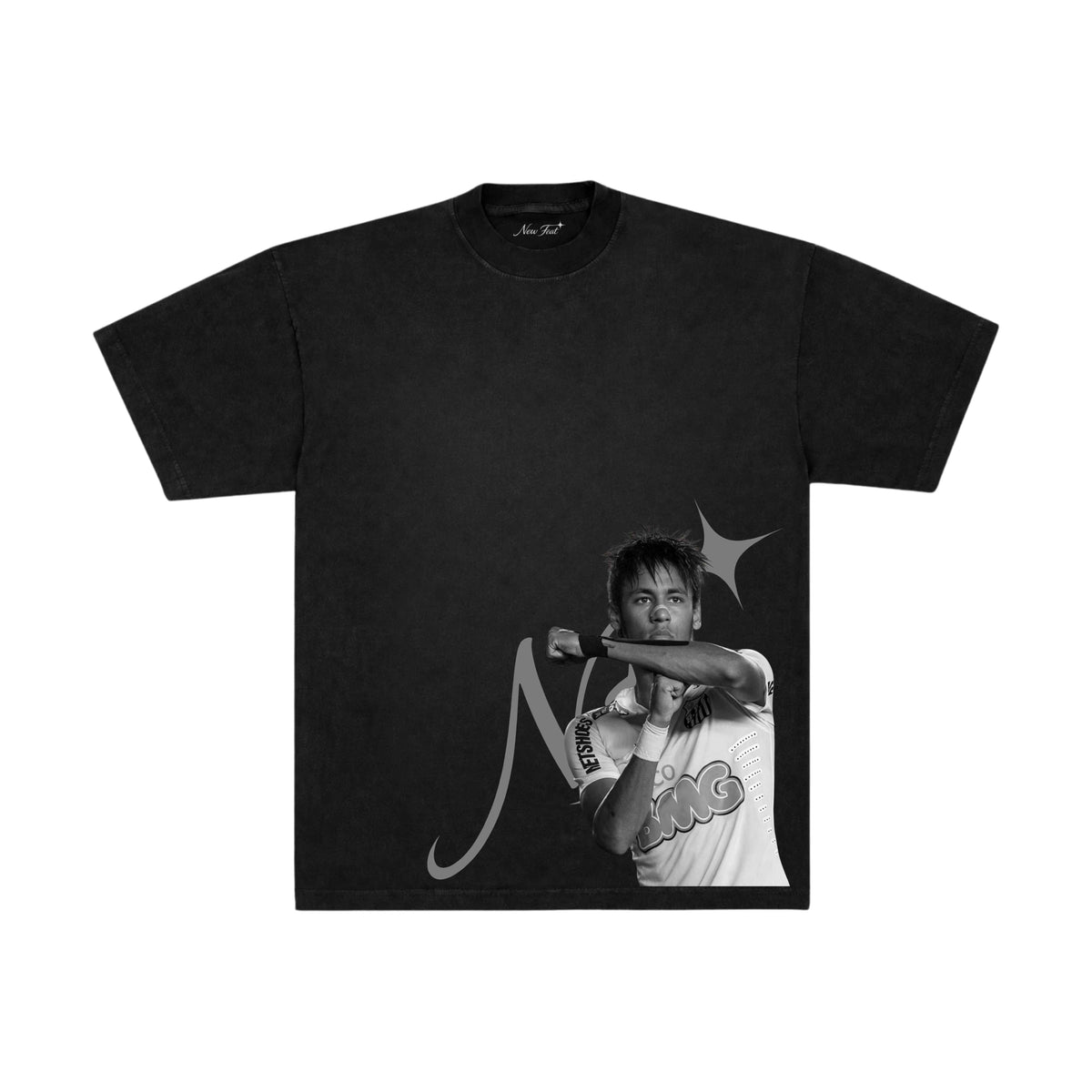 Camiseta Ney Tois - Oversized Preta