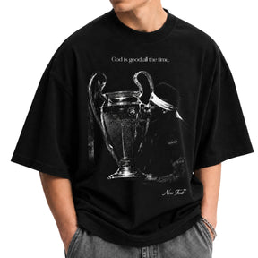 Camiseta Neymar Champions - Oversized Preta
