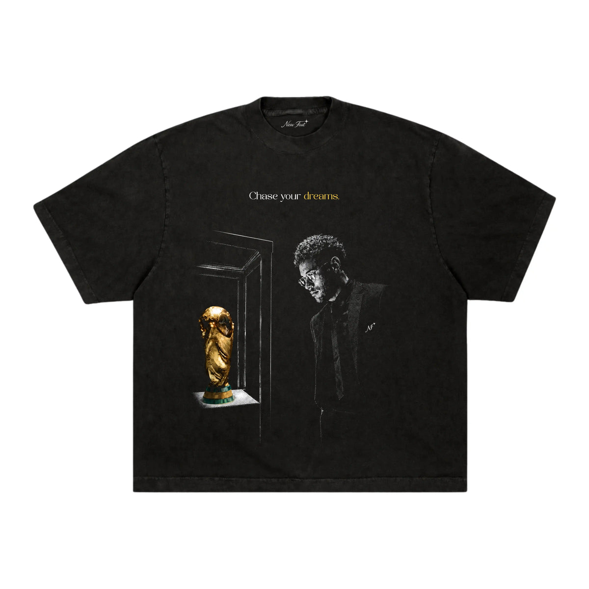 Camiseta Neymar Dreams - Boxy Preta