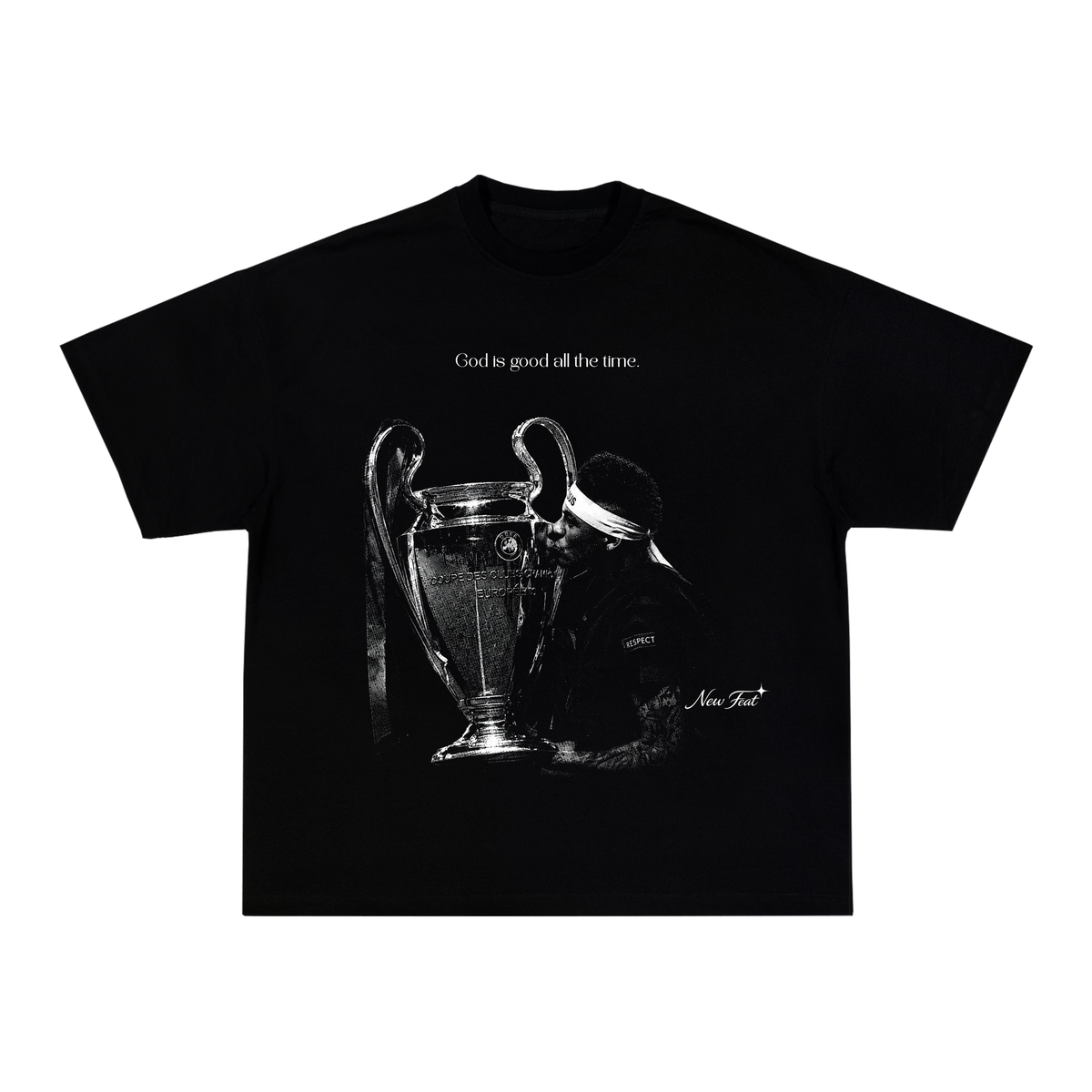 Camiseta "Neymar Champions" - Boxy Preta