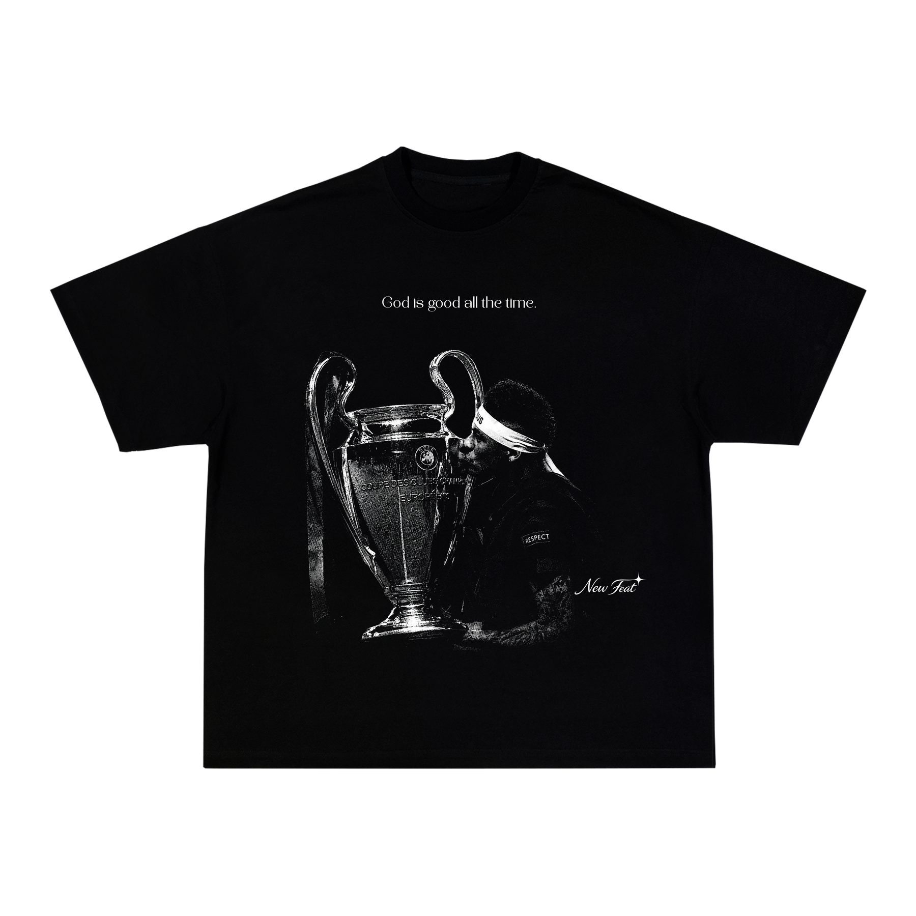 Camiseta "Neymar Champions" - Boxy Preta