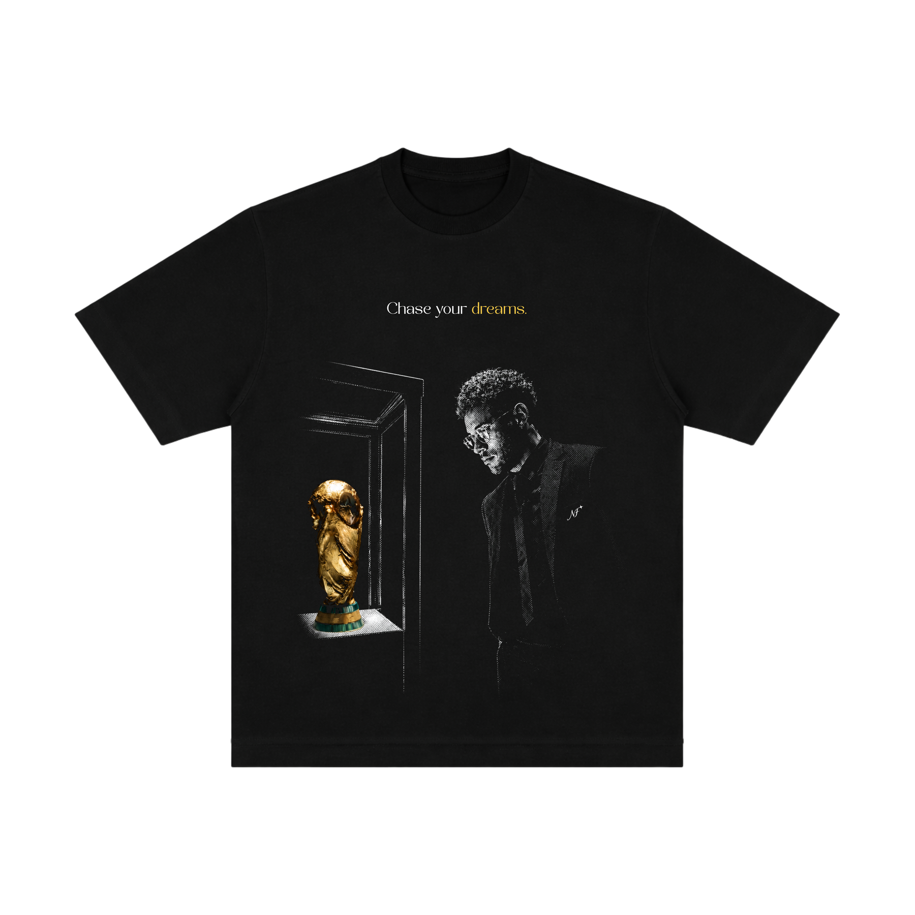 Camiseta "Neymar Dreams" - Oversized Preta
